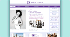 Desktop Screenshot of haircouncil.org.uk