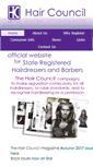 Mobile Screenshot of haircouncil.org.uk